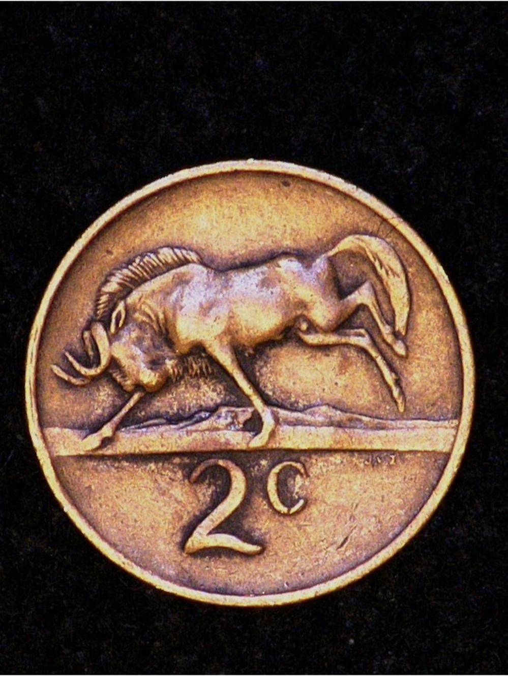 1970 Two Cent Coin South Africa
